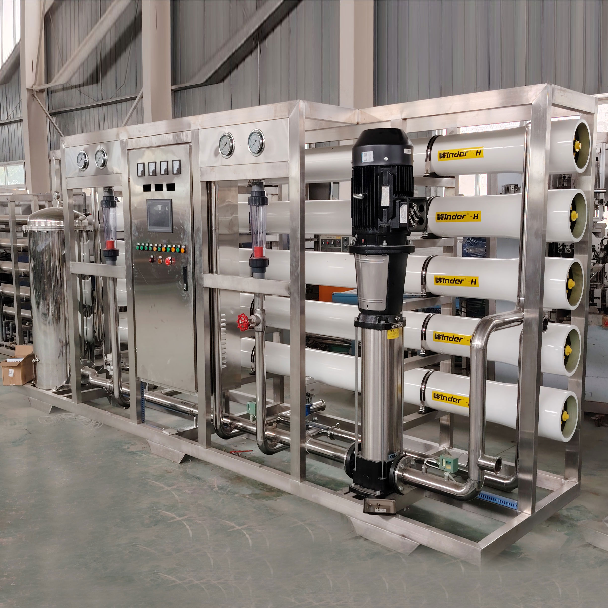 单级20吨/H工业反渗透（RO）设备