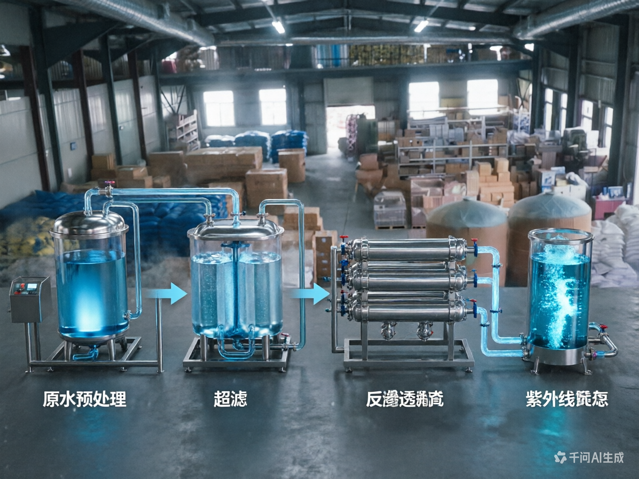 乳制品生产线水质不达标?超滤+反渗透双级保障方案