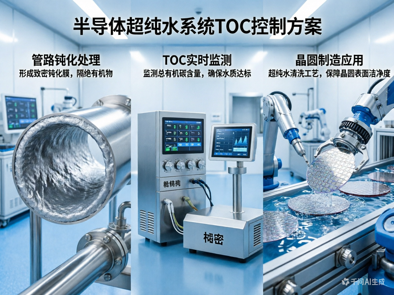 半导体行业痛点：超纯水TOC居高不下？这套管路钝化方案让水质提升