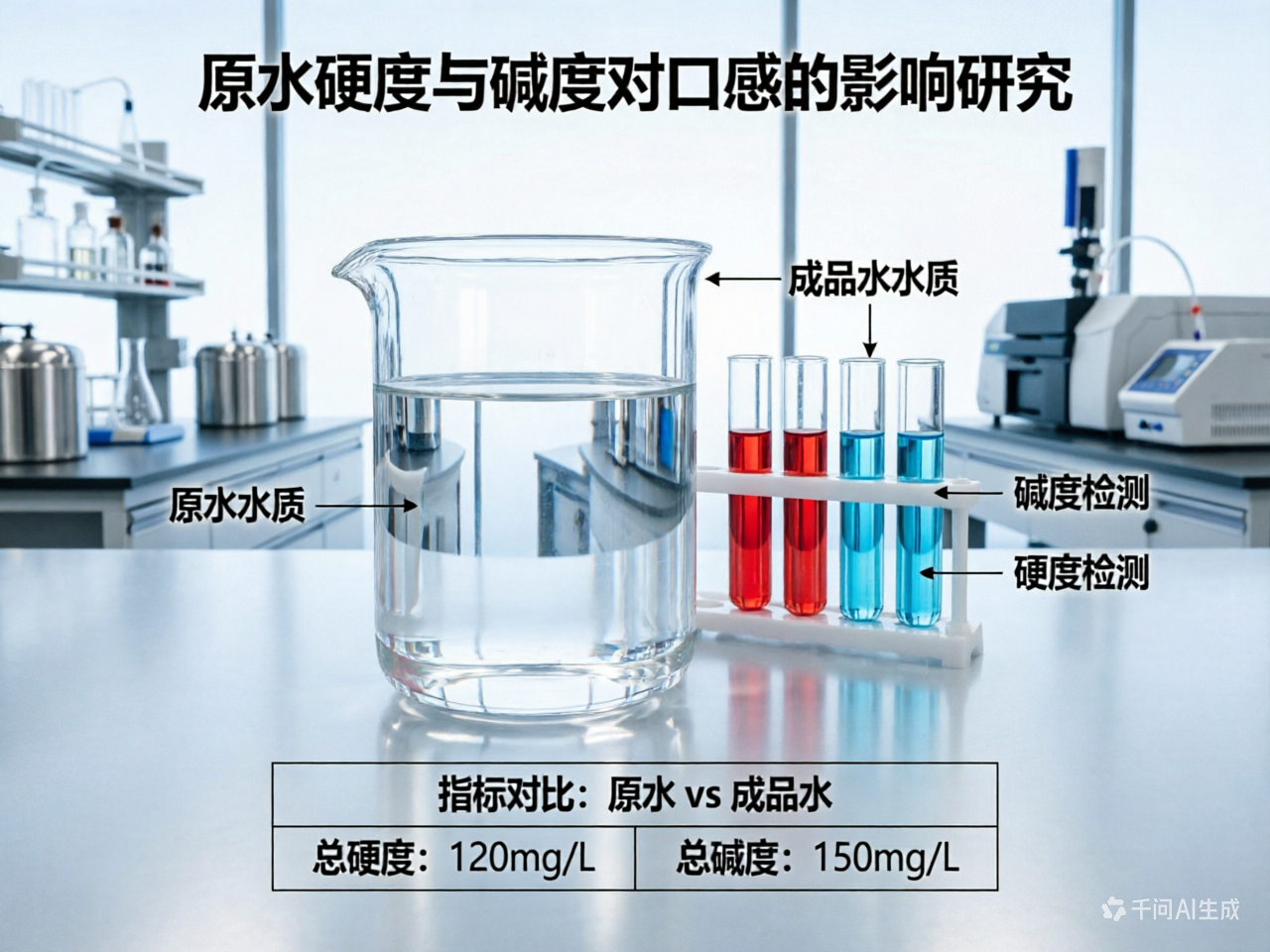 饮料口感不稳定？可能是原水硬度与碱度在”捣鬼”