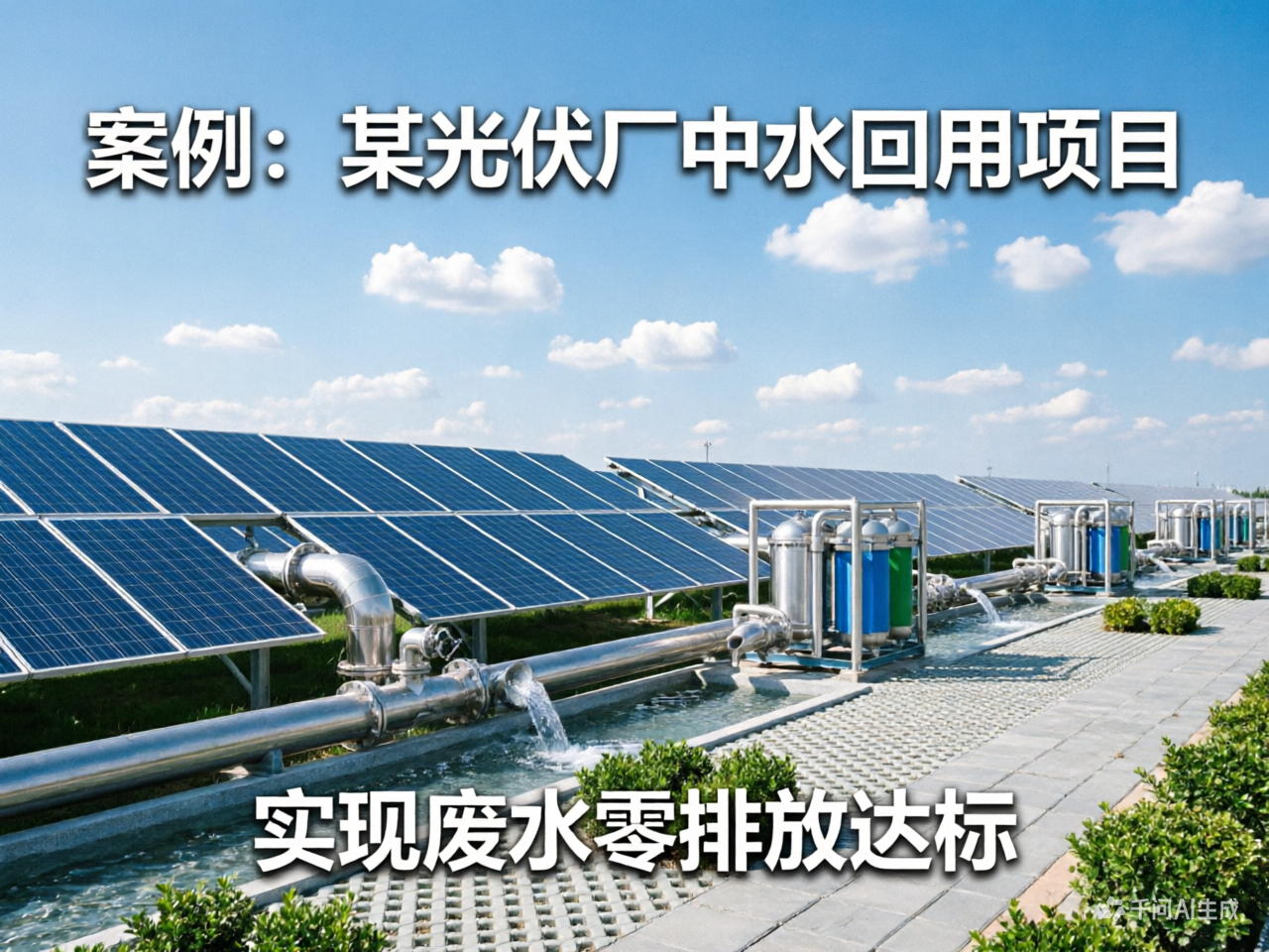 某光伏厂中水回用项目实现废水零排放达标案例分析