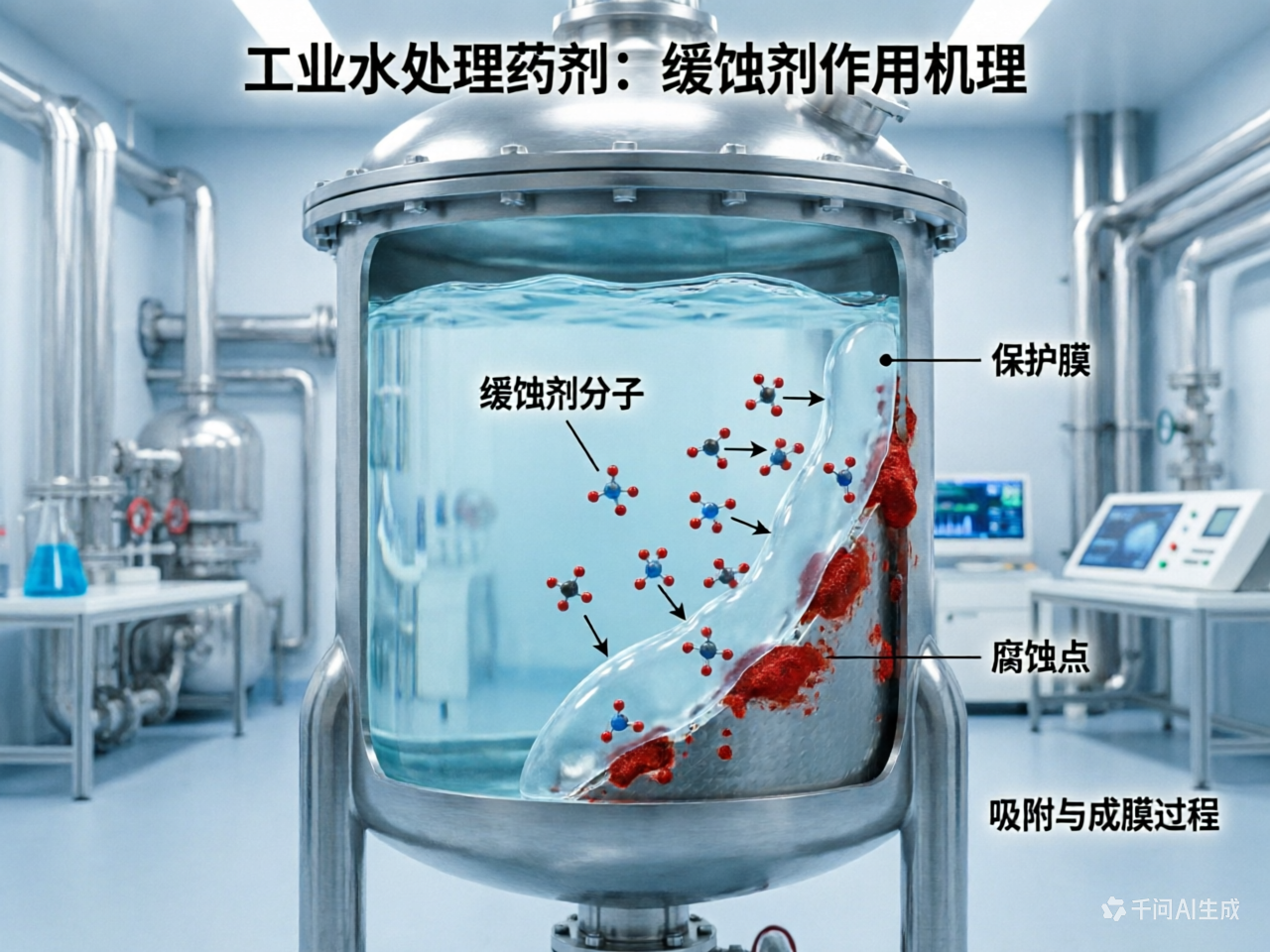 工业水处理药剂大全：阻垢剂、缓蚀剂、杀菌剂的作用机理