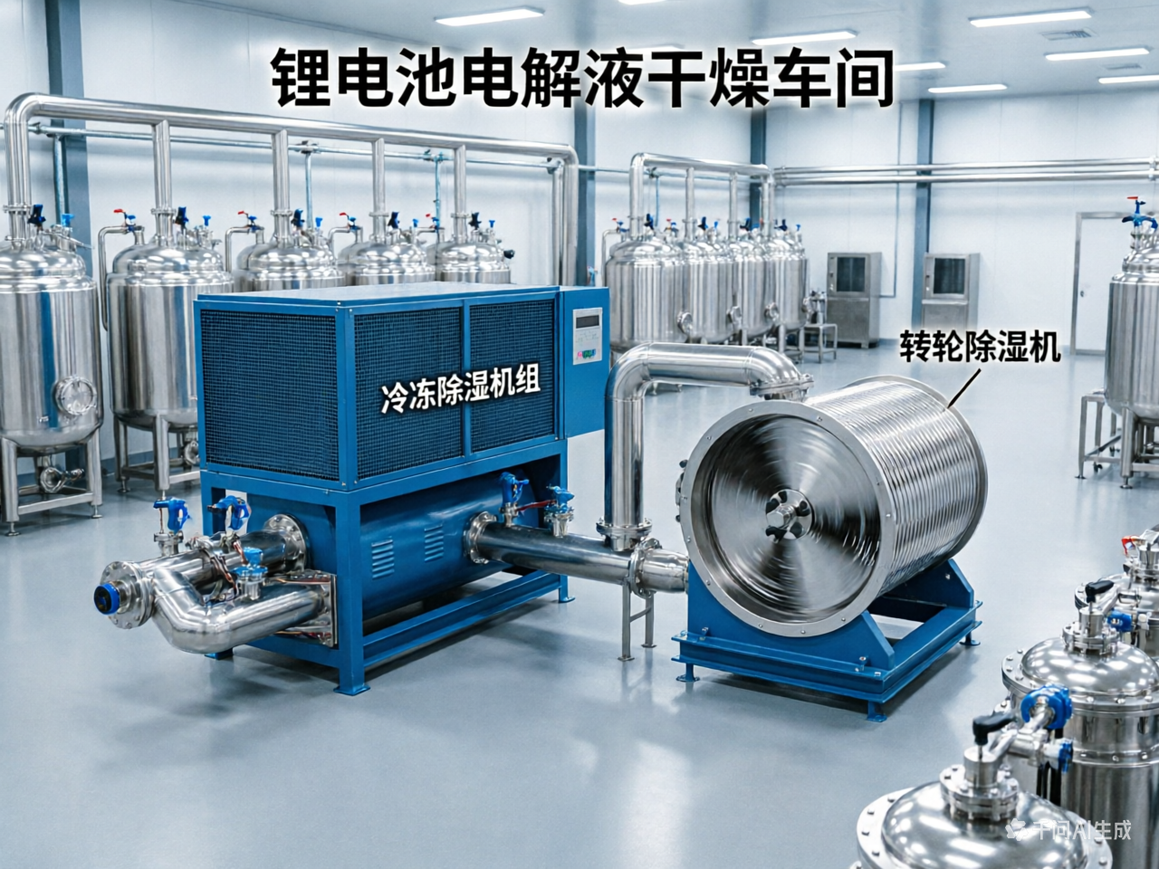 锂电池电解液生产对水分的极致要求：露点控制与干燥技术